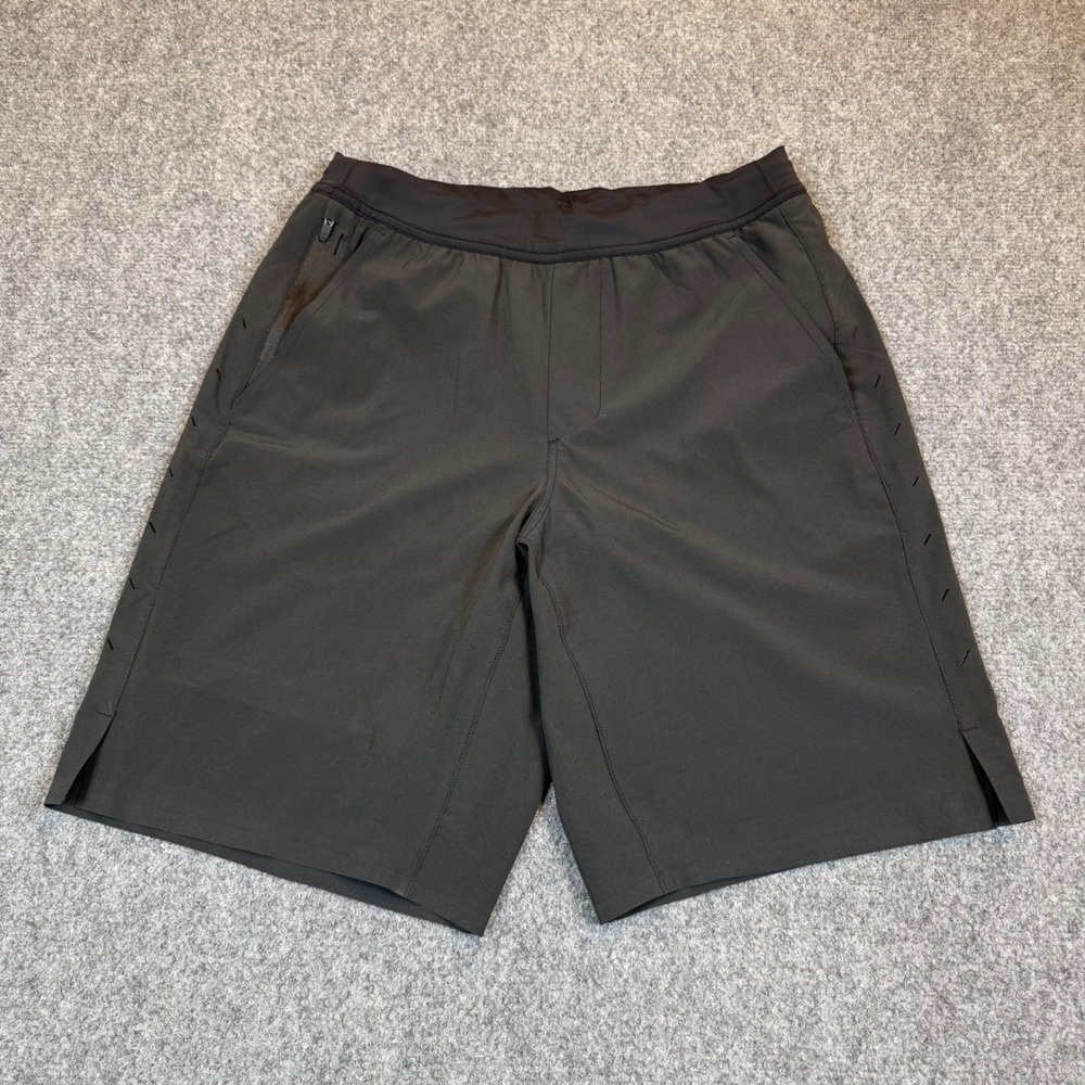 Ten Thousand Interval Shorts Black Mens Size Medium 9 Inch Inseam Training Gym